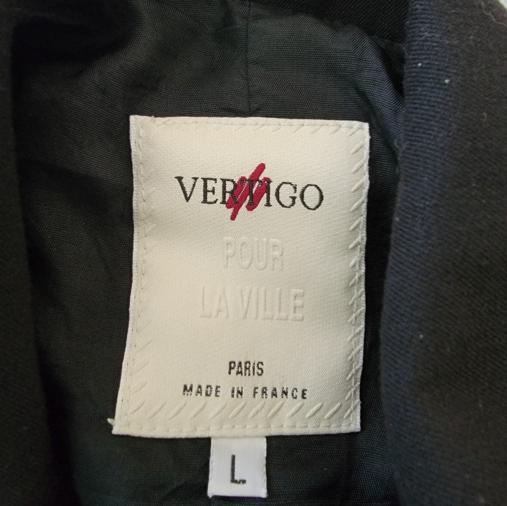 Vertigo Paris Black Zip Blazer Jacket Women’s Siz… - image 6